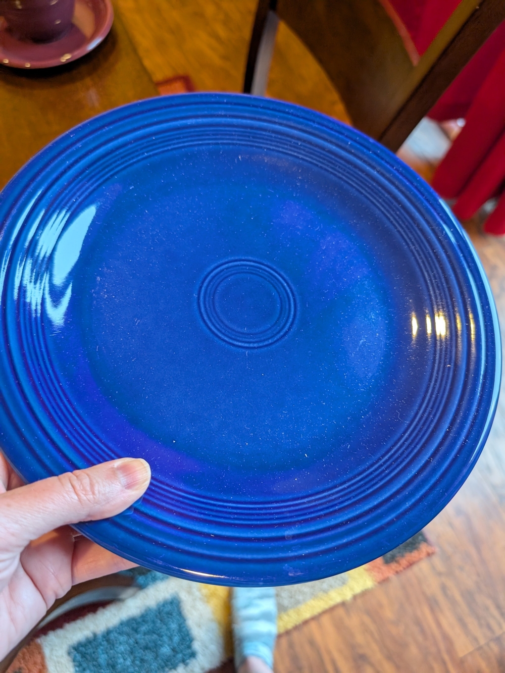 Fiestaware Twilight Blue Dinner Plate
